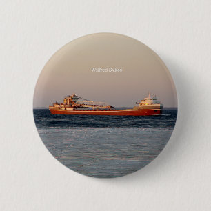 Badge Rond 5 Cm Bouton Wilfred Sykes