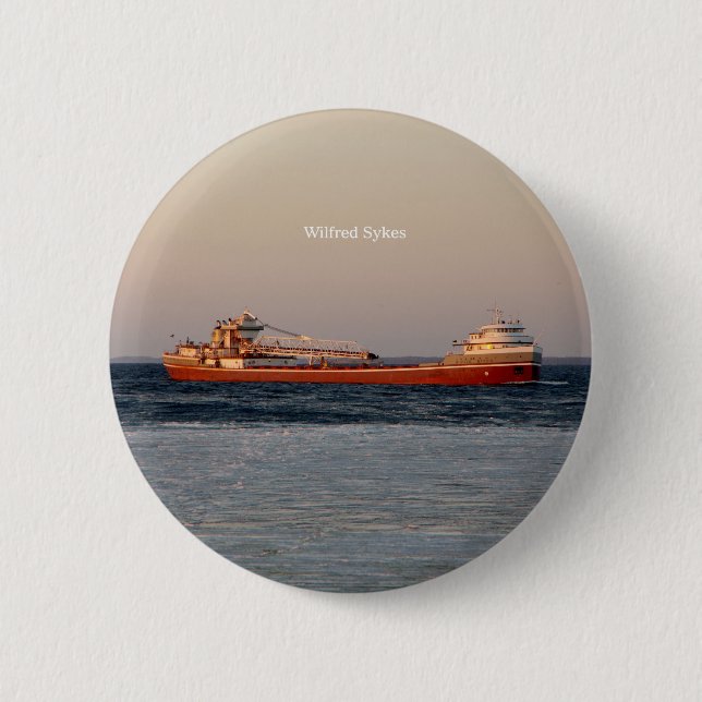 Badge Rond 5 Cm Bouton Wilfred Sykes (Devant)