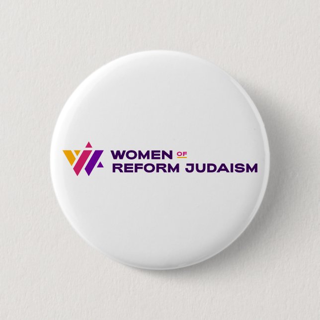 Badge Rond 5 Cm Bouton WRJ (Devant)