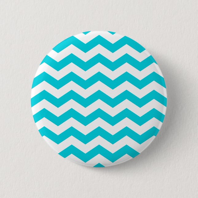Badge Rond 5 Cm Bouton Zag blanc (Devant)