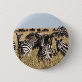 Badge Rond 5 Cm Bouton Zebra de Grant