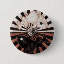 Bouton/Zodiaque-Poissons faits sur commande