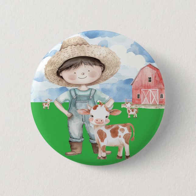 Badge Rond 5 Cm Boutons (Devant)