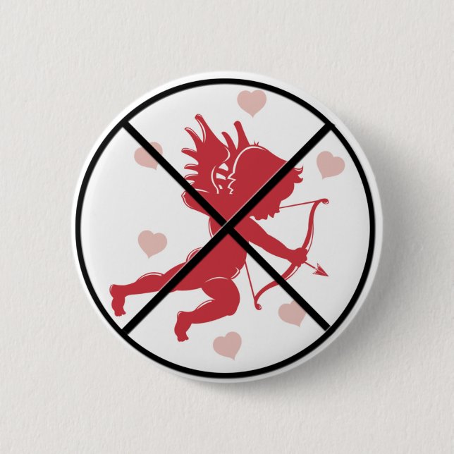 Badge Rond 5 Cm Boutons anti-cupides (Devant)