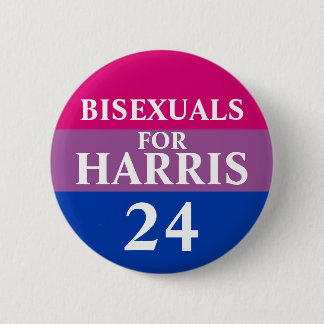 Badge Rond 5 Cm Boutons Bisexuels Pour Harris