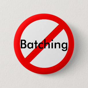 Badge Rond 5 Cm Boutons de Anti-Traitement en lots