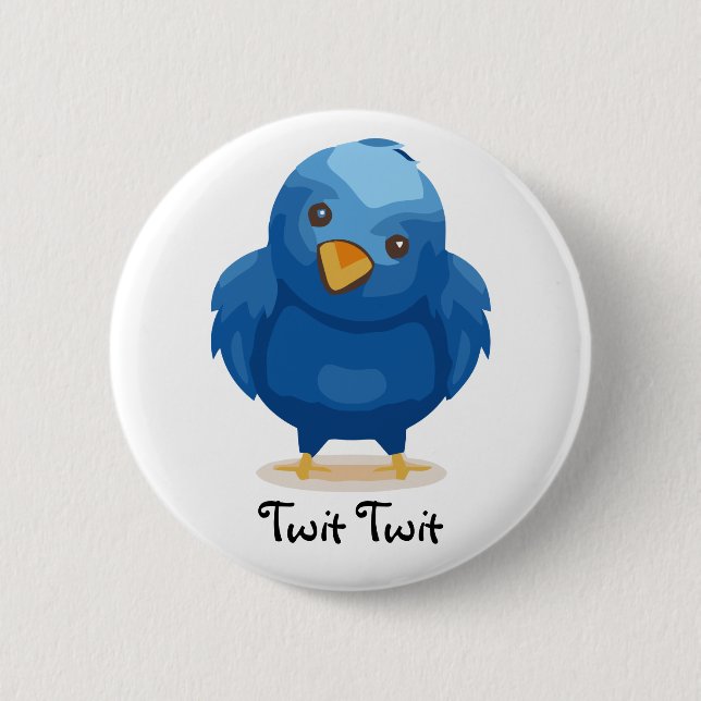 Badge Rond 5 Cm boutons de crétin de crétin (Devant)