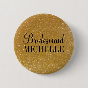 Badge Rond 5 Cm Boutons de demoiselles d'honneur personnalisés ave