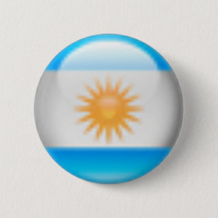 Badge Rond 5 Cm Boutons de drapeau de pays