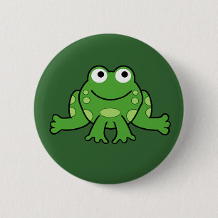 Badge Rond 5 Cm Boutons de grenouille