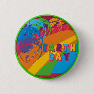 Badge Rond 5 Cm Boutons de jour de la terre