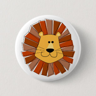 Badge Rond 5 Cm Boutons de Lion