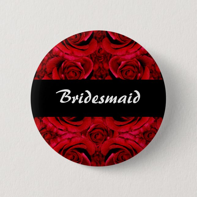 Badge Rond 5 Cm Boutons de mariage et insignes - personnaliser (Devant)