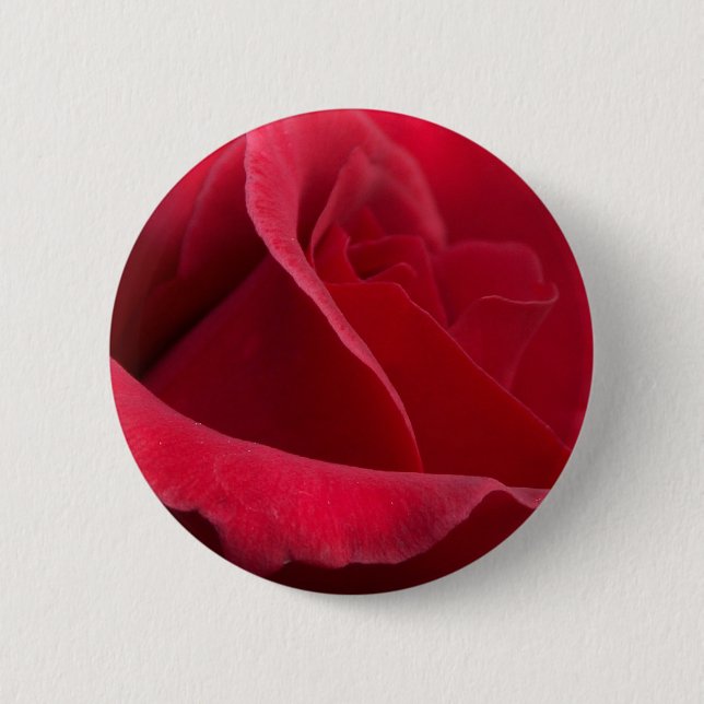 Badge Rond 5 Cm Boutons de rose rouge (Devant)