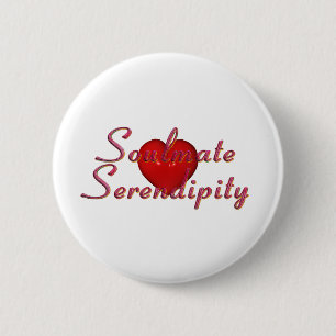 Badge Rond 5 Cm Boutons de sérénité à l'âme