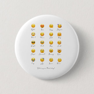Badge Rond 5 Cm Boutons d'emoji