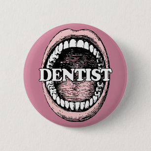 Badge Rond 5 Cm Boutons dentistes