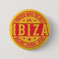 Boutons d'IBIZA Espagne