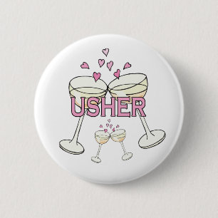 Badge Rond 5 Cm Boutons d'ID Mariage supérieur