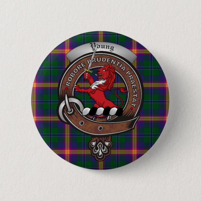 Badge Rond 5 Cm Boutons d'insigne de jeune clan (Devant)