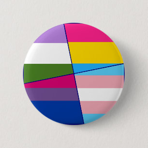 Badge Rond 5 Cm Boutons faits sur commande d'intersection