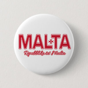 Badge Rond 5 Cm Boutons MALTA