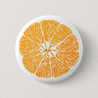 Badge Rond 5 Cm Boutons - orange vous heureux…