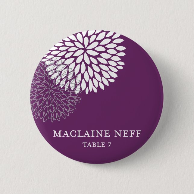 Badge Rond 5 Cm Boutons Rachel (Devant)