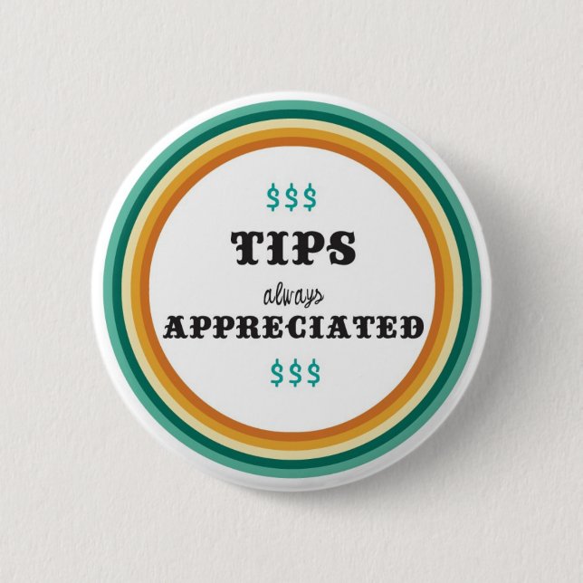 Badge Rond 5 Cm bouts toujours appréciés (Devant)