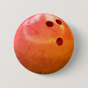Badge Rond 5 Cm Bowling Ball