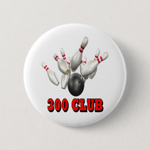 Badge Rond 5 Cm Bowling de 300 clubs
