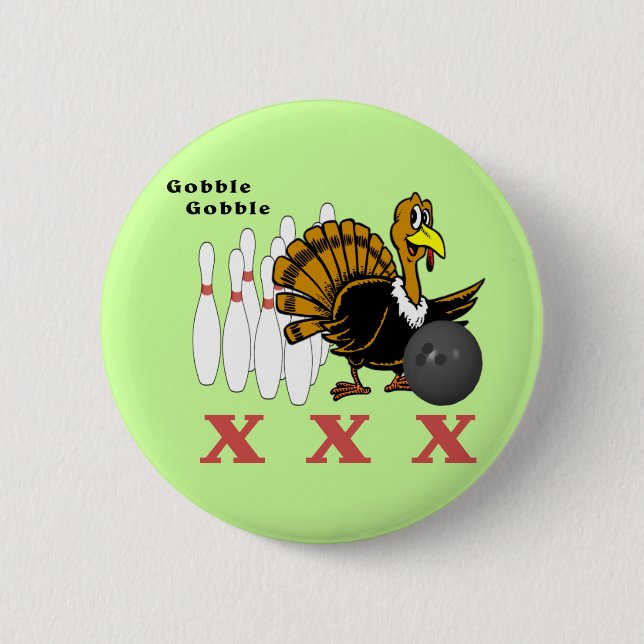 Badge Rond 5 Cm Bowling Turquie XXX (Devant)