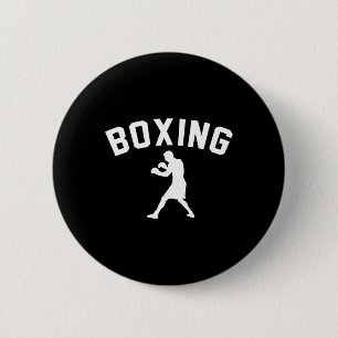 Badge Rond 5 Cm Boxe - Boxer Cadeau Boxe Ventilateur Boxe