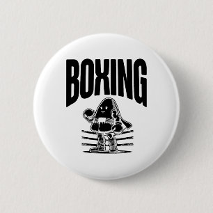 Badge Rond 5 Cm Boxe Joyeuse veille d'Halloween