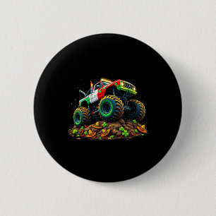 Badge Rond 5 Cm Boys Cinco De Mayo Toddler Lucky Monster Truck