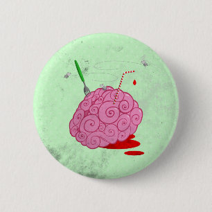 Badge Rond 5 Cm Brainz