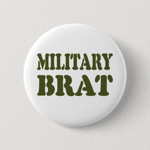 BADGE ROND 5 CM BRAT MILITAIRE