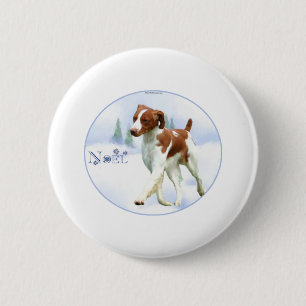 Badge Rond 5 Cm Bretagne Espagne Noel
