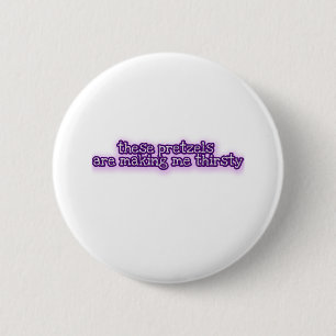 Badge Rond 5 Cm Bretzels