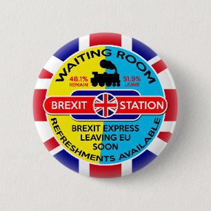 Badge Rond 5 Cm Brexit