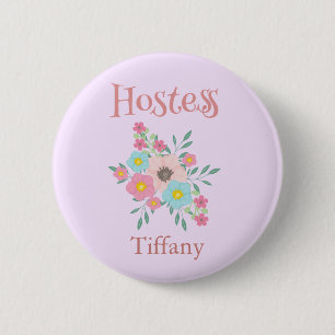 Badge Rond 5 Cm Bridal Shower Hostess