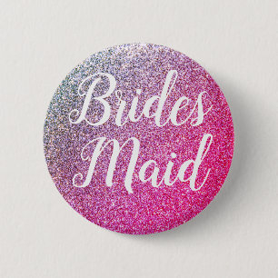 Badge Rond 5 Cm Bridesmaid button for bridal shower