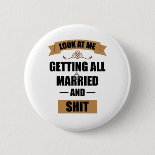 Badge Rond 5 Cm Bridesmaid Shirt Drunk Bachelorette Mariage