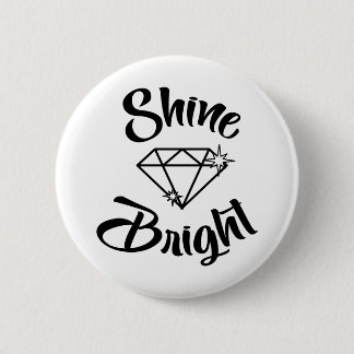 Badge Rond 5 Cm Brillant comme un diamant
