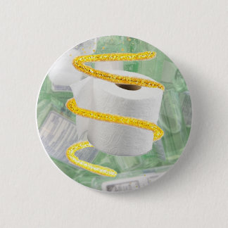 Badge Rond 5 Cm Broche à papier de toilette