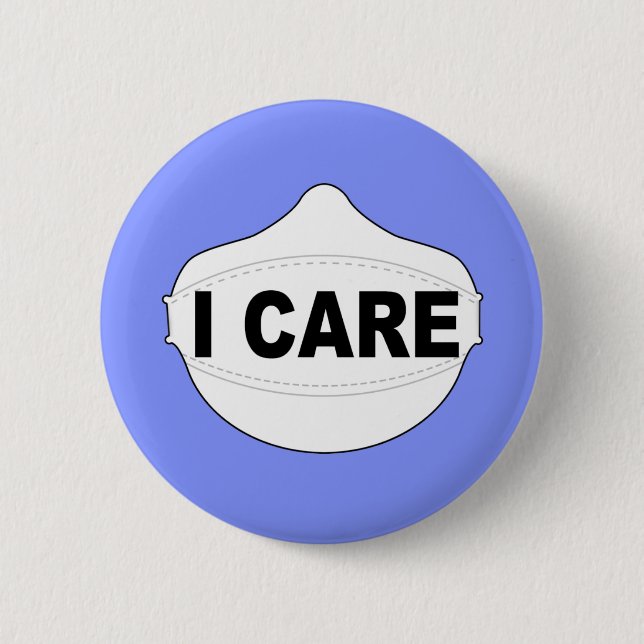 Badge Rond 5 Cm broche de masque de soin (Devant)