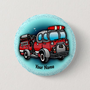 Badge Rond 5 Cm Broche du camion à petite eau