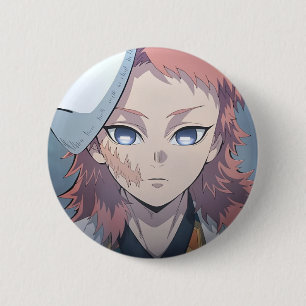Badge Rond 5 Cm Broche Sabito de l'anime Demon Slayer