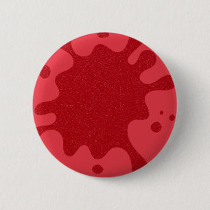 Badge Rond 5 Cm Brochure personnalisée "Paint Splash" rouge tomate
