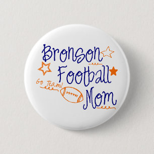 Badge Rond 5 Cm Bronson Football Maman